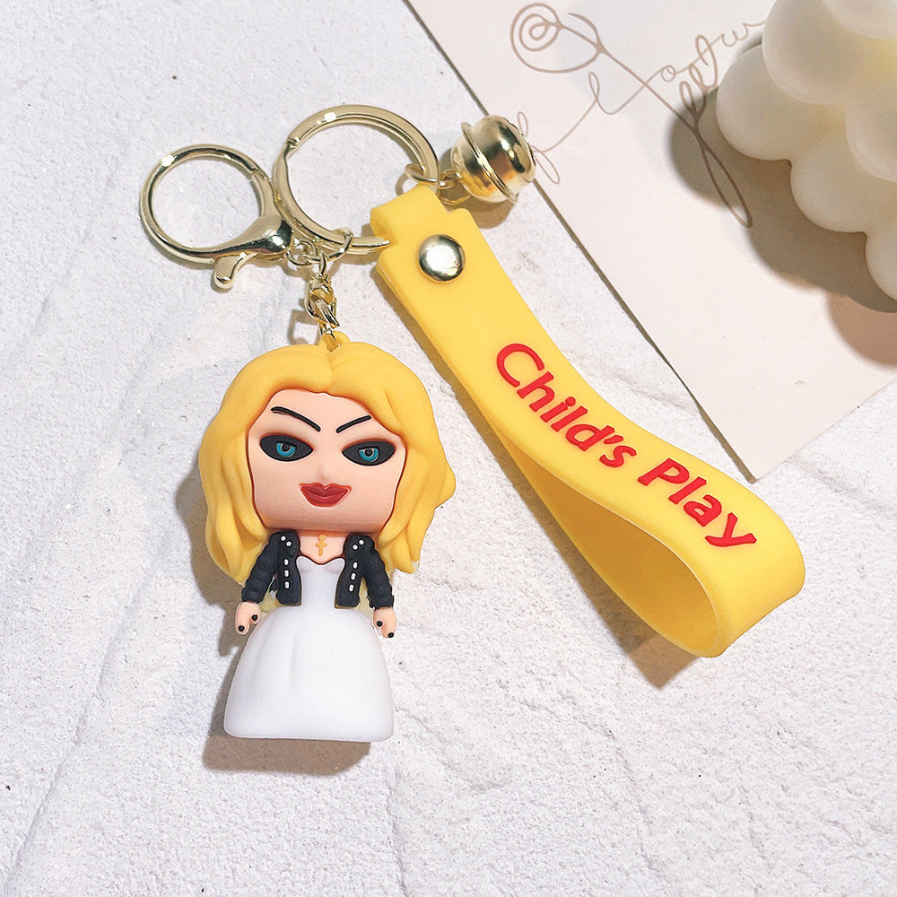 Wholesale Cartoon PVC Soft Glue Cute Keychain ACCVIP-KC-QiWei004