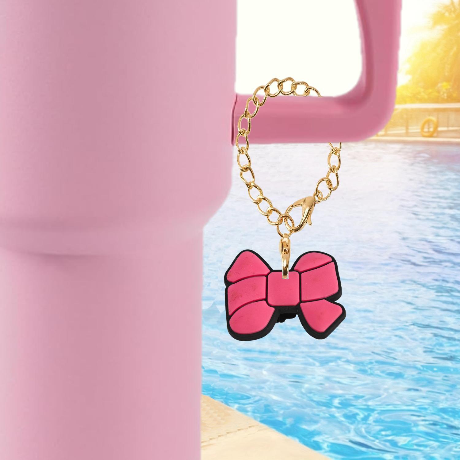 Wholesale Bow Crown Soft Rubber Hanging Chain Cup Accessories Chain ACC-CA-XieJi001