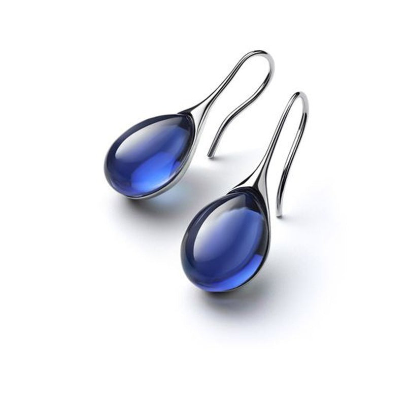 Wholesale Teardrop Shape Simple Alloy Earrings ACC-ES-YingQi001