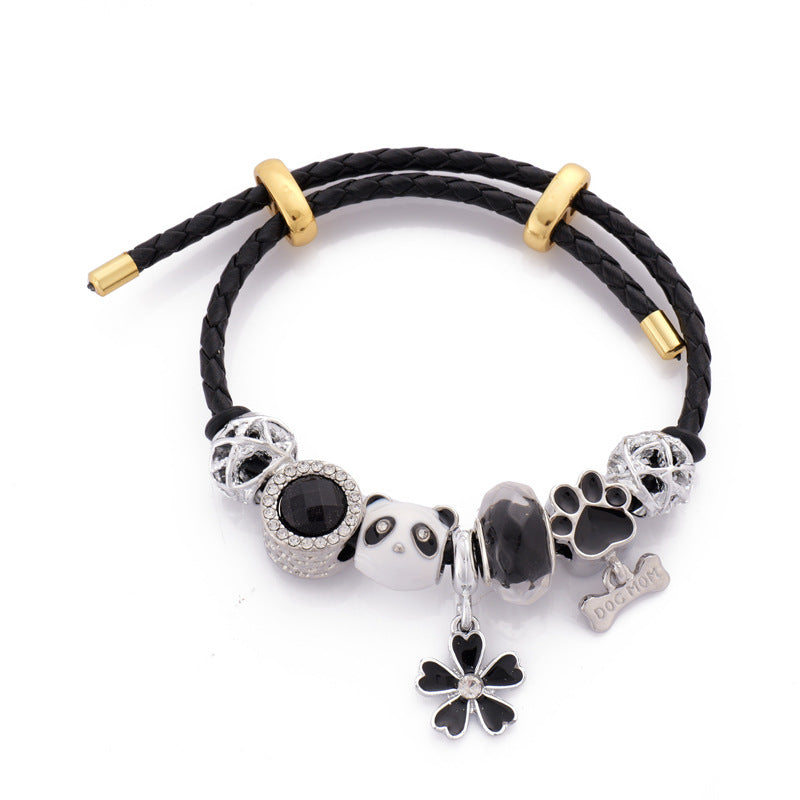 Wholesale Panda Bracelet DIY Removable Bracelet