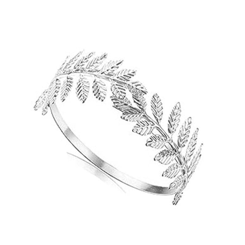 Wholesale  Pearl leaf headband Greek goddess star style Garland headdress bridal earrings necklaces suit