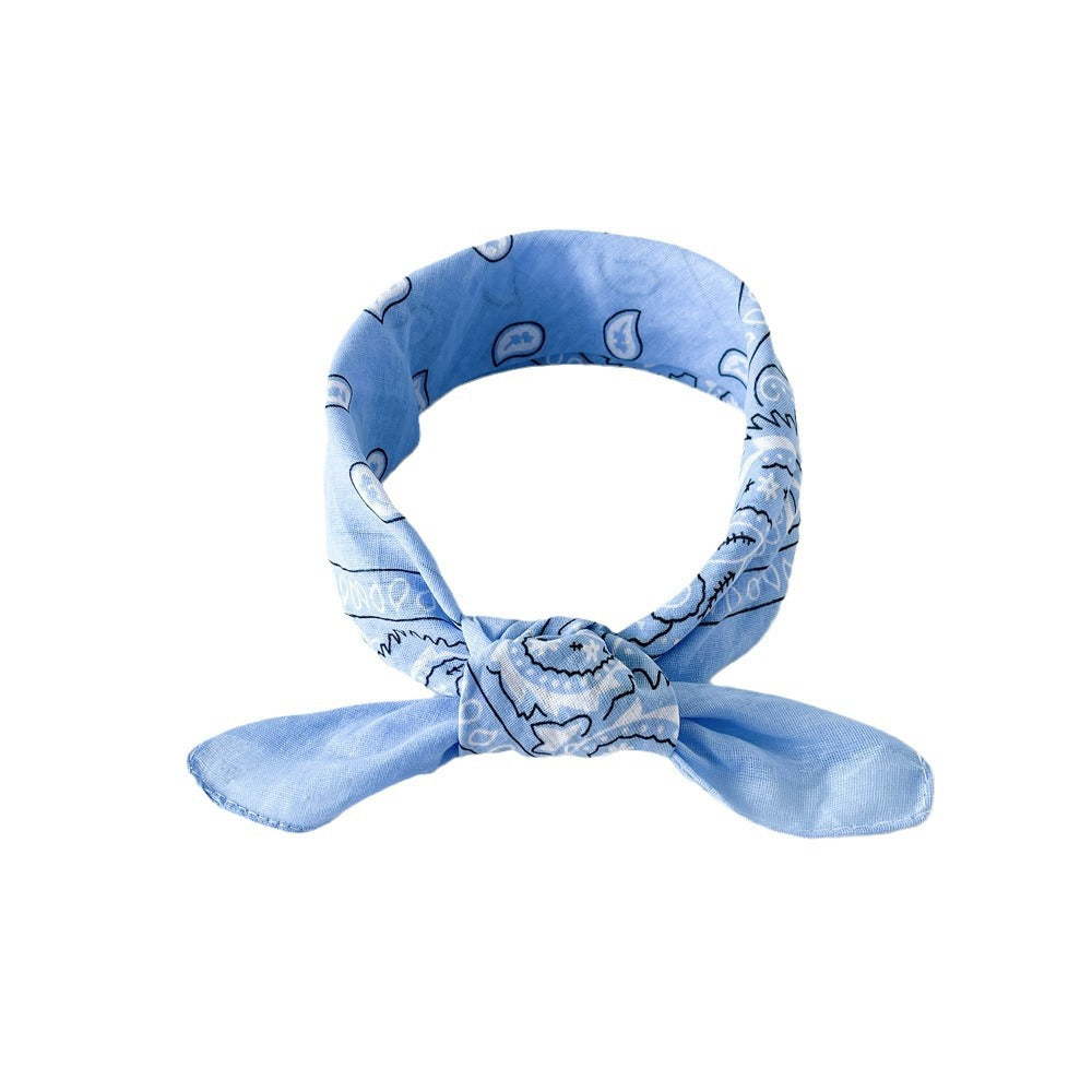 Wholesale cashew flower square silk scarf