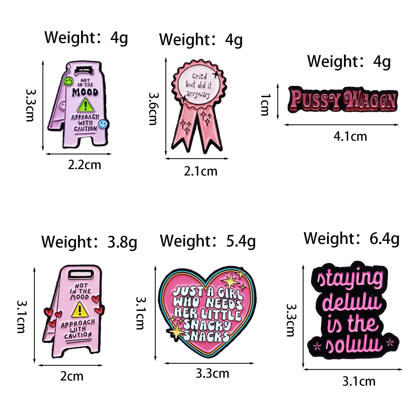 Wholesale  Cute soft cute sweet  alloy brooch