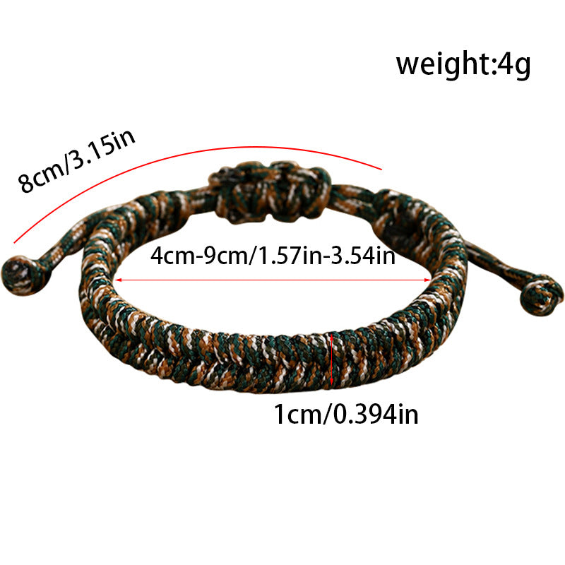 Wholesale  Hand-Woven Retro Bohemian Colorful Adjustable Bracelets