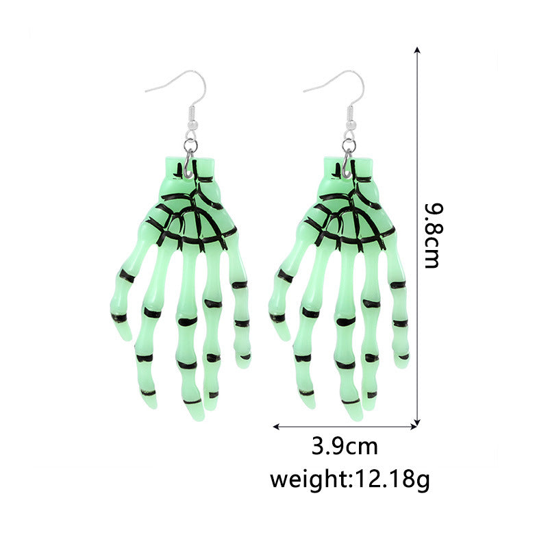 Wholesale Halloween Spider Pumpkin Ghost Skull Resin Earrings ACC-ES-BinLi005