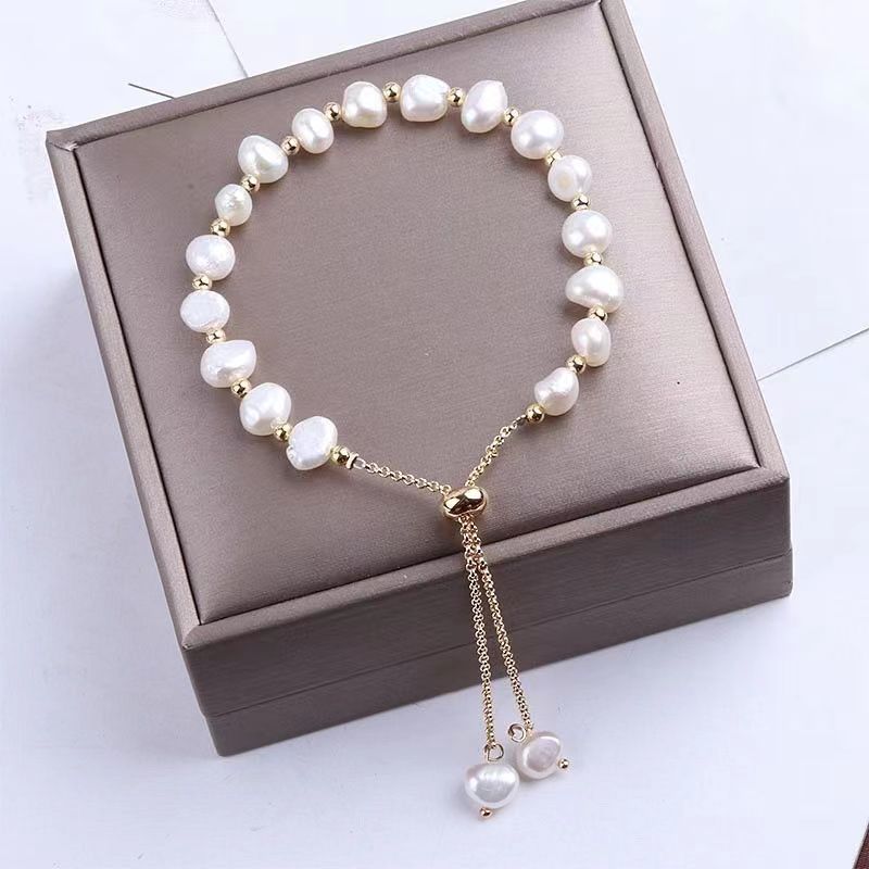 Wholesale Vintage Baroque Shaped Pearl Bracelet ACC-BT-Tongs004
