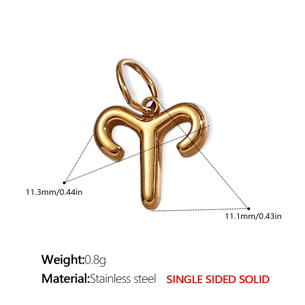 Wholesale  Twelve Contions Stainless Steel  Charms