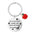 Wholesale Apple Christmas Stainless Steel Keychain