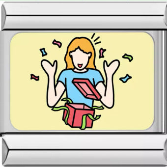 Wholesale Italian Charm Bracelet 9mm DIY Graduation  Creative Stainless Steel Composable Bracelet