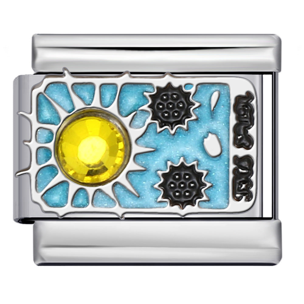 Wholesale Italian Modular Stainless Steel Tarot Card SeriesDIY Bracelet