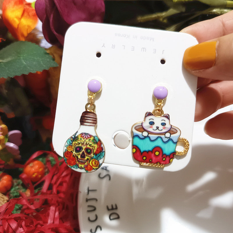 Wholesale Cartoon Cute Cat Earrings ACC-ES-XingJun002