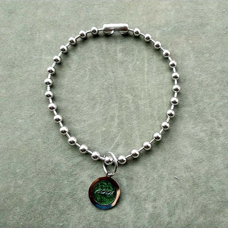 Wholesale Acrylic Beads Green Star Beaded Necklace