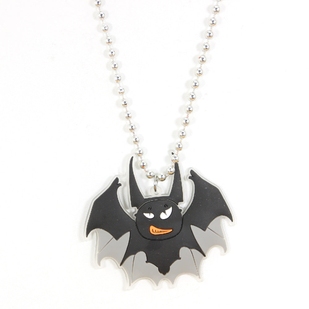 Wholesale Halloween Bat PVC Necklaces ACC-NE-Shengh002
