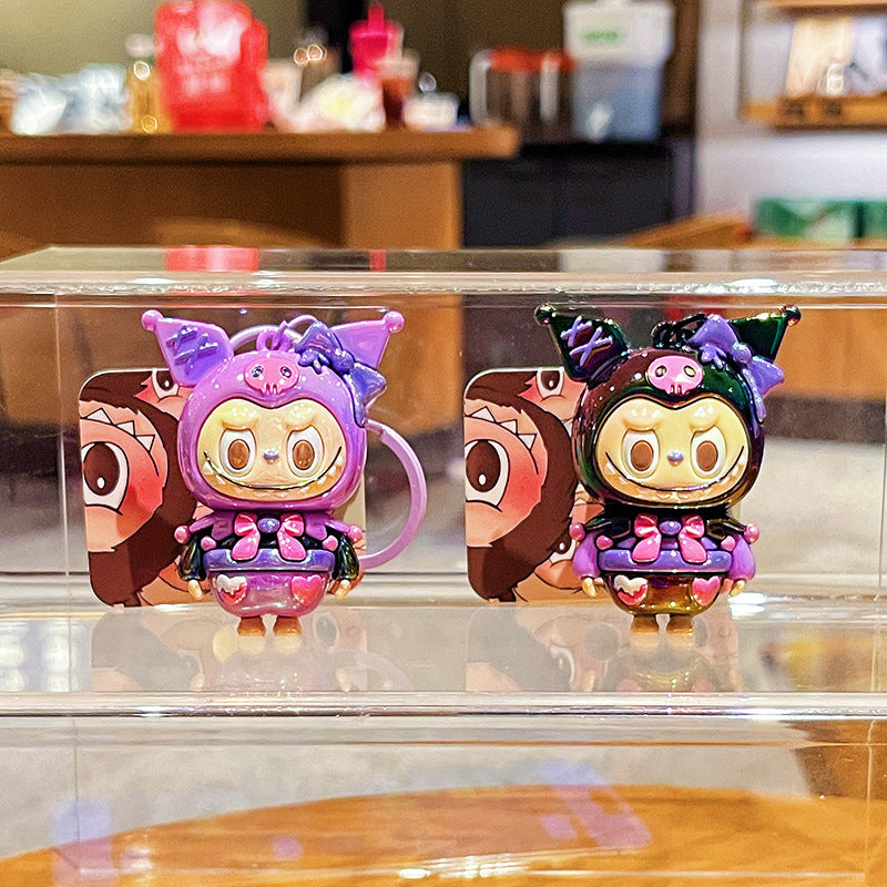 Wholesale Cartoon Cute PVC Soft Glue Keychains ACCVIP-KC-HangLi015