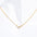 Wholesale Plated Zircon Small Stainless Steel Gold Simple Jewelry Necklaces