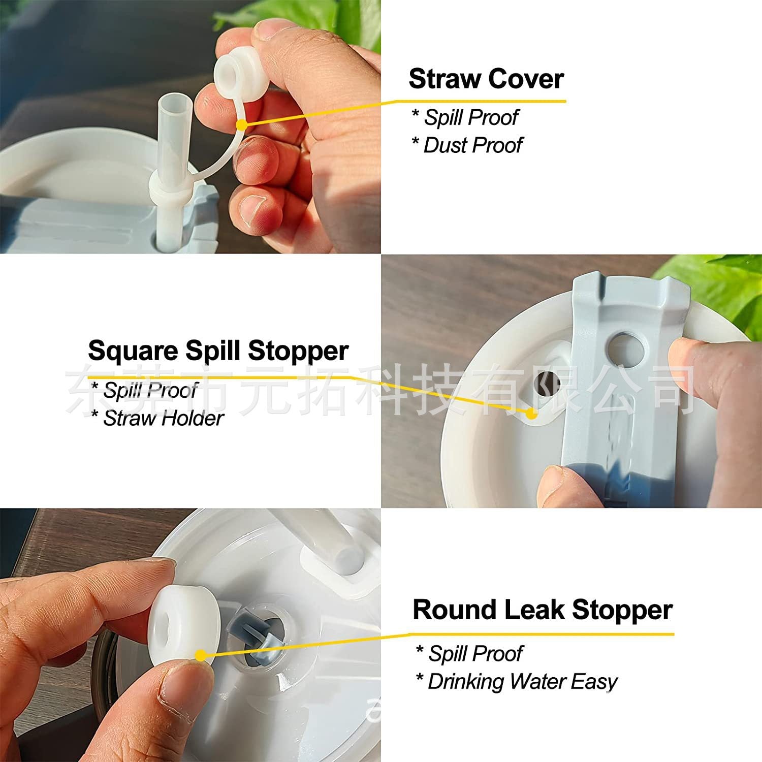 Wholesale Solid Color Straw Cover Soft Straw Tube Cap