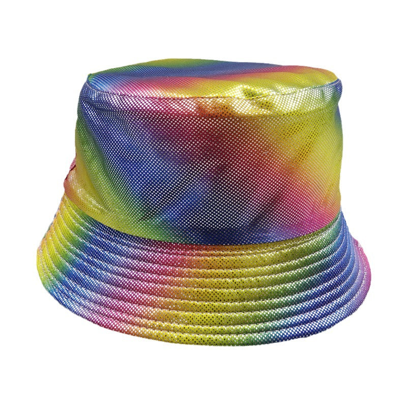 Wholesale  Leather Fisherman Hat Multicolor Trendy Sunscreen Waterproof Basin Hat Bucket Hat