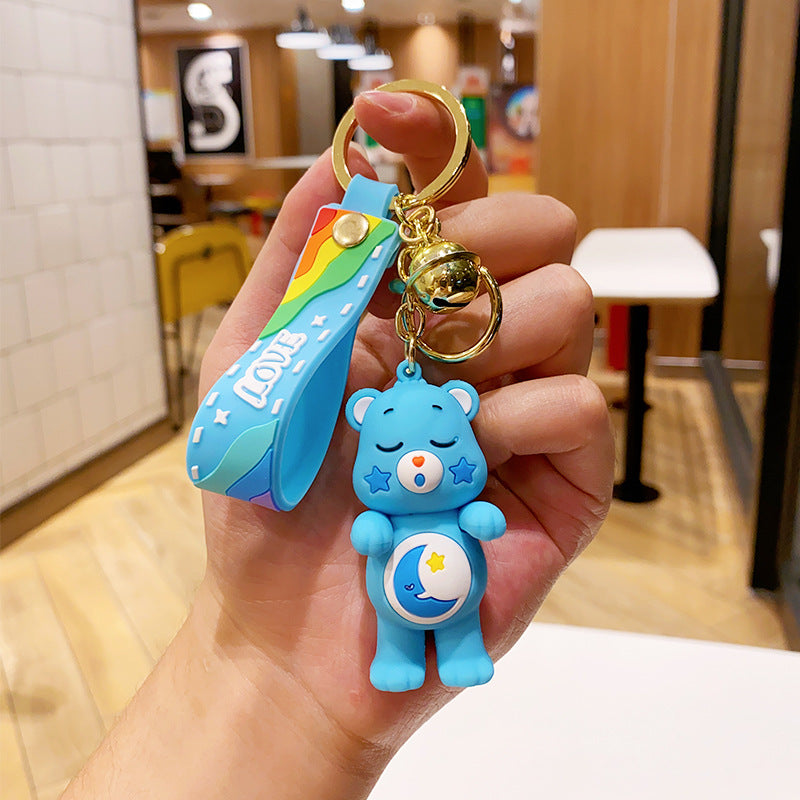 Wholesale Cartoon PVC Soft Love Bear Keychain Cute Keychain ACC-KC-ErLu014