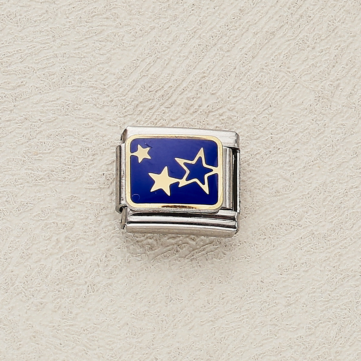 Wholesale 10pcs Italian Charm Bracelet 9mm DIY Splicing Jersey Star Moon Demon Eye Stainless Steel Composable Bracelet