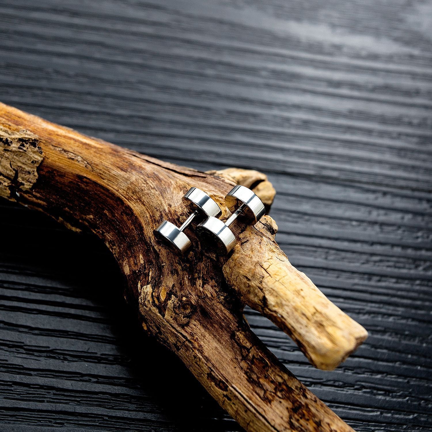 Wholesale  Roman Numerals Earrings Stainless Steel Men's Earrings