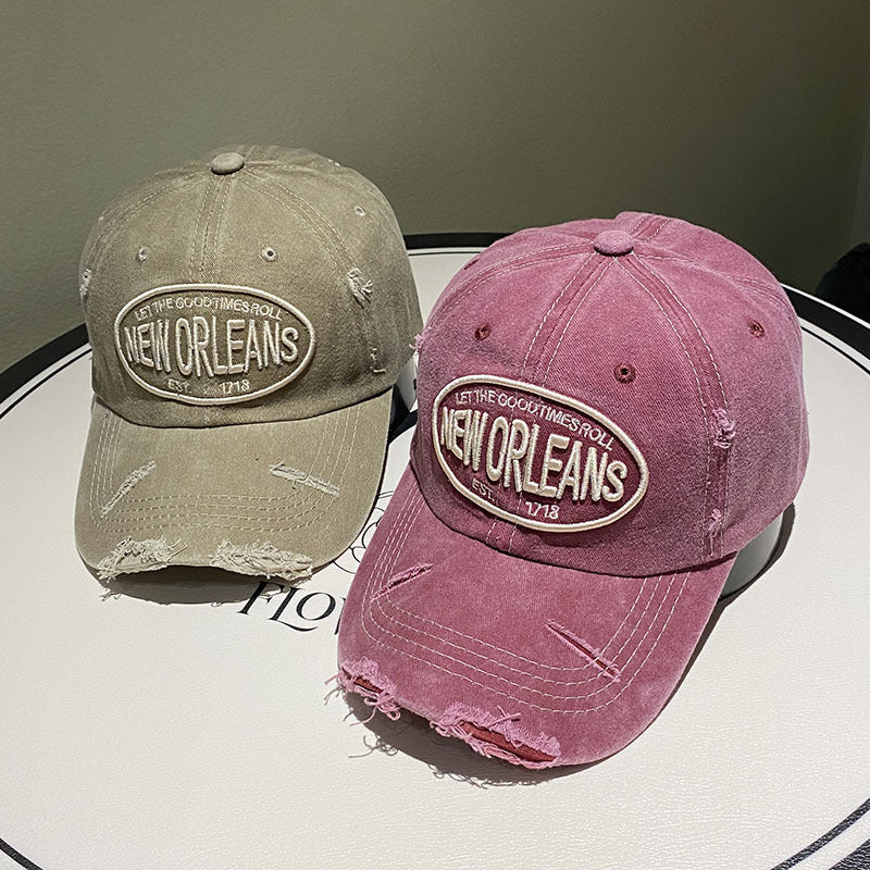 Wholesale  Letter Embroidered Cap Vintage  Baseball Cap