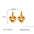 Wholesale Versatile Stainless Steel Earrings Heart Flower Pendant Earrings