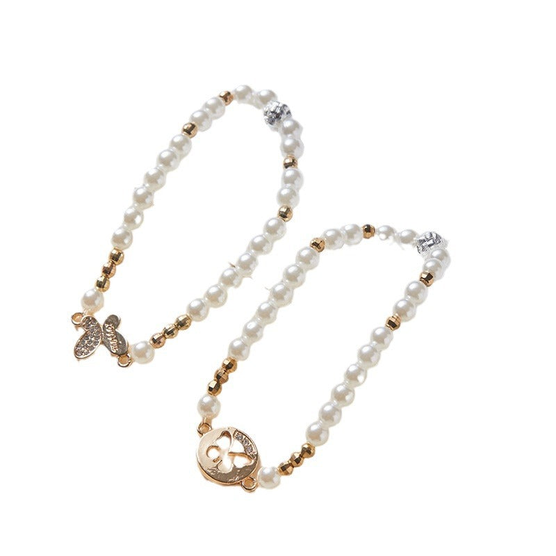 Wholesale  diamond bracelet pearl beaded suit