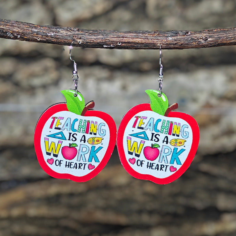 Wholesale Academy Style Earrings Graduation Season Creative Owl Earrings