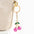 Wholesale Cherry Keychain  Flash Cherry Keychain