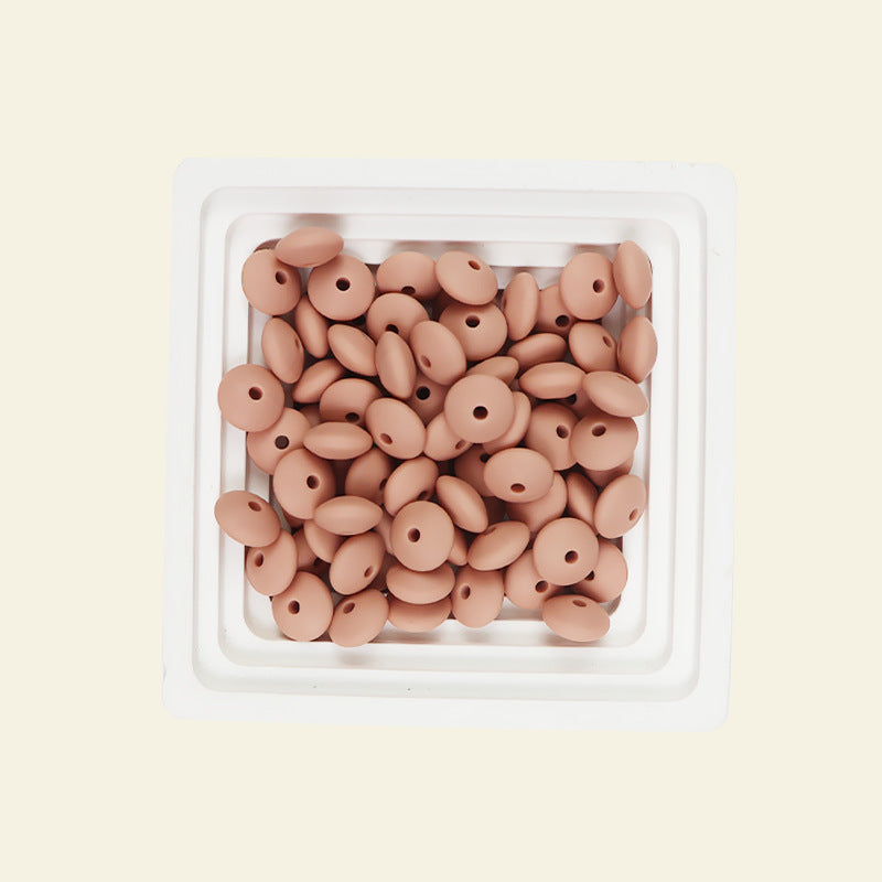 Wholesale 100pcs Abacus Beads 12mm Silicone Flat Beads DIY for Beadable ACC-BDS-JIaHao002