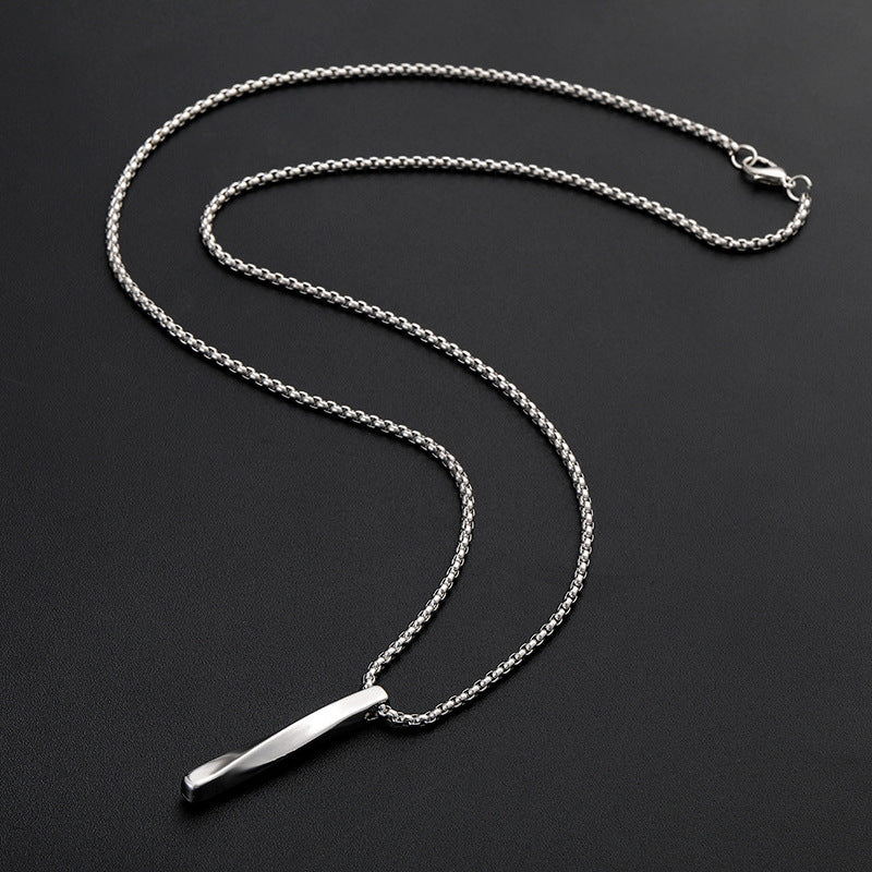 Wholesale Spiral Stainless Steel Necklace ACC-NE-QingLian001