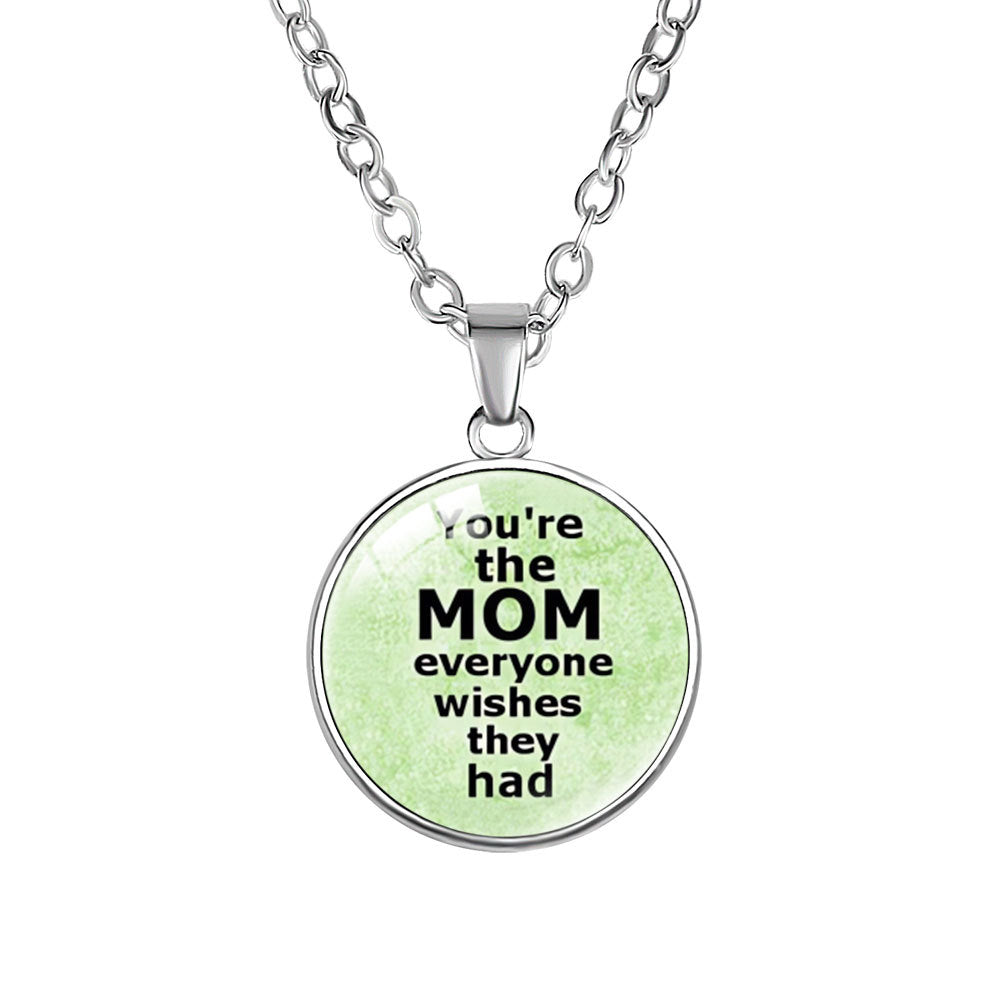 Wholesale  accessories MOM love MOM love pendant necklace