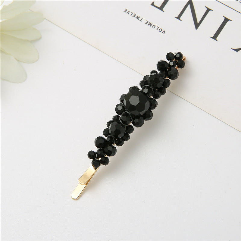 Wholesale Crystal Three Flower Hair Clip Korean Minimalist Women S Fashion Accessory