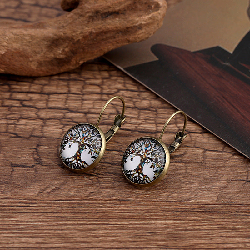 Wholesale Chrysanthemum Tree of Life Turtle Butterfly Earrings