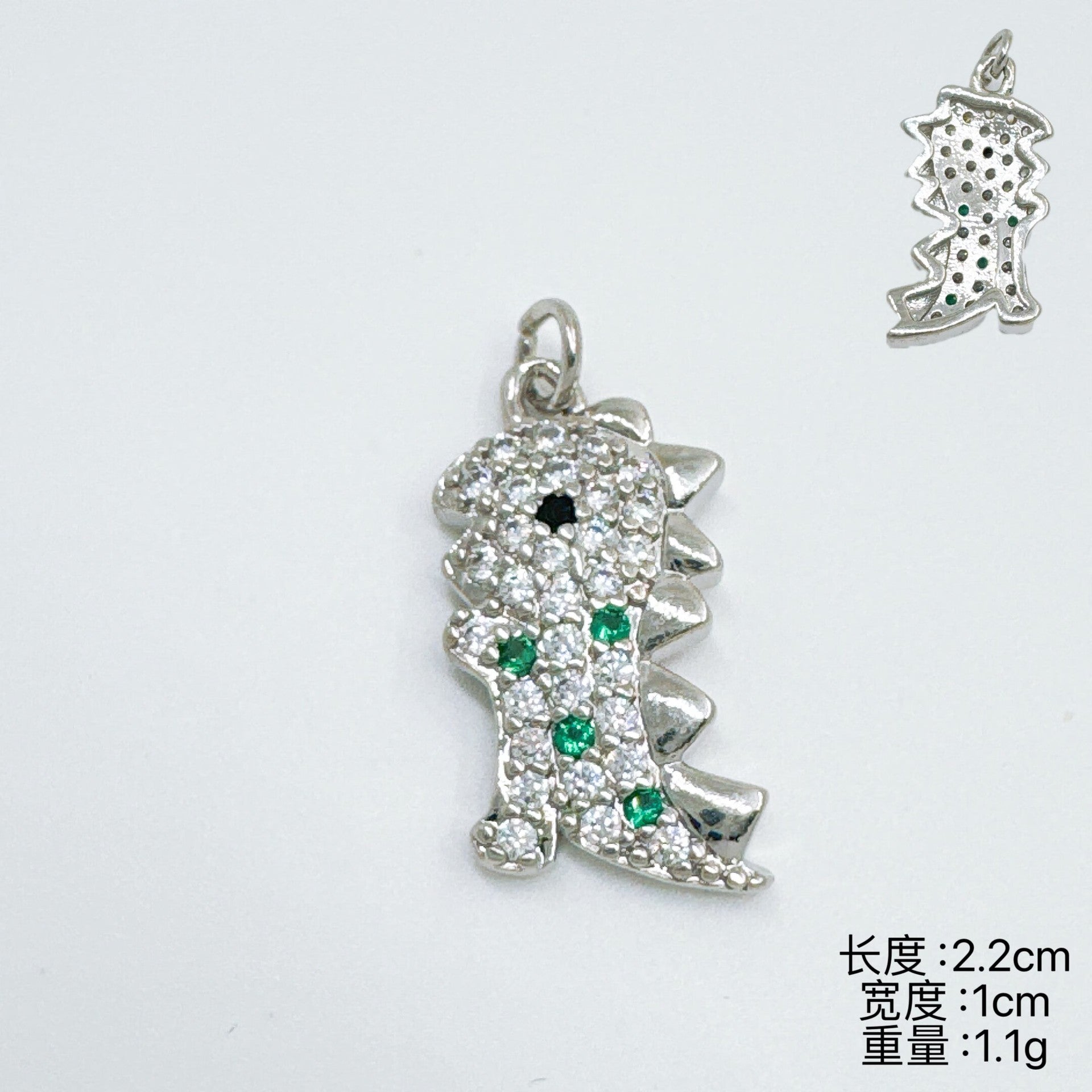 Wholesale Copper Gold-Plated Pendant Necklace Elephant Cat Dinosaur Animal Design for Women