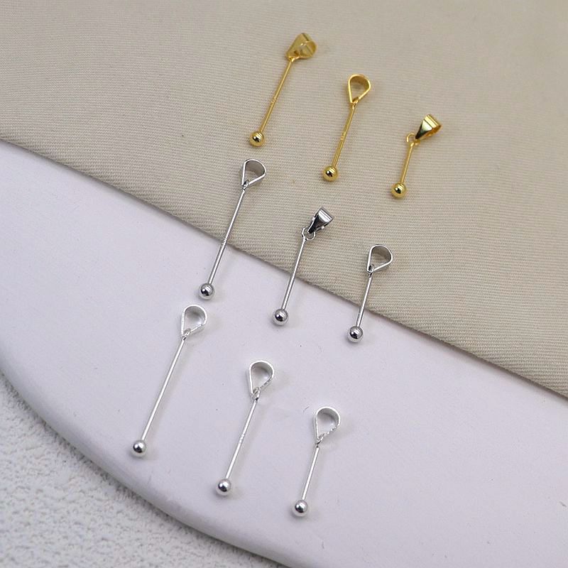 Wholesale S925 Sterling Silver Beadable Bar Links Necklace DIY Beaded Pendant ACC-NE-GuanSheng001