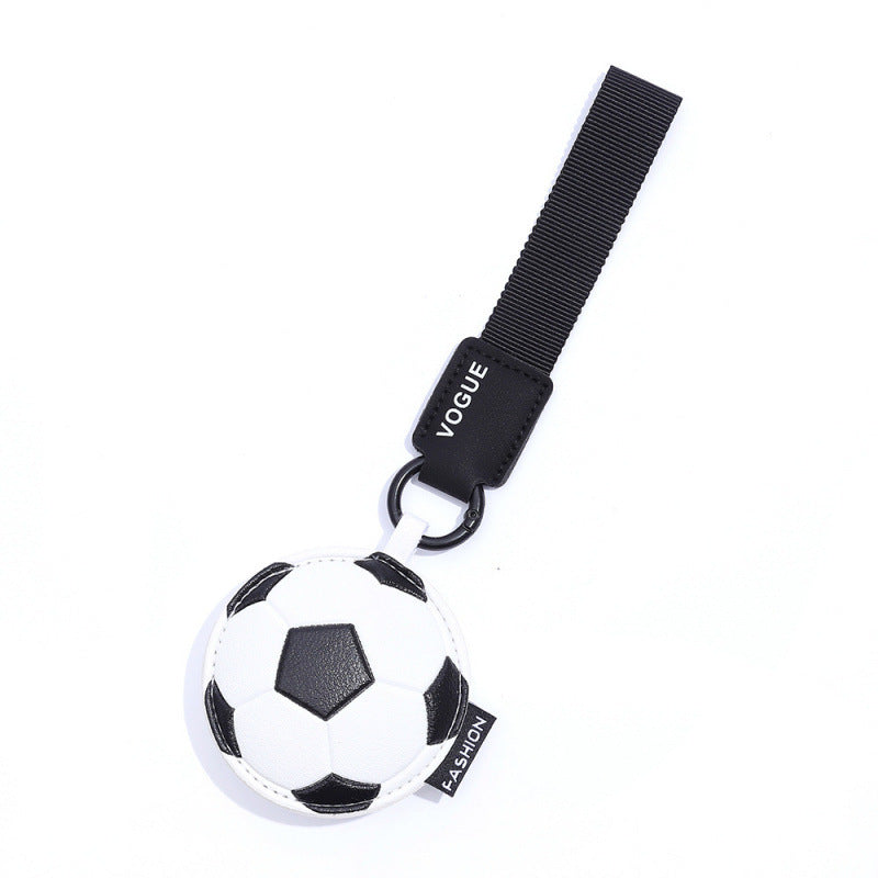 Wholesale Trendy Sports Ball Leather Bag Charm Keychain For Women S Handbag Decoration Everyday Gift
