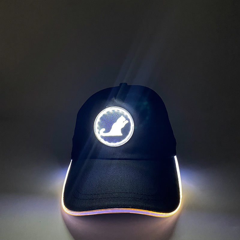 Wholesale   LED baseball cap pumpkin cap