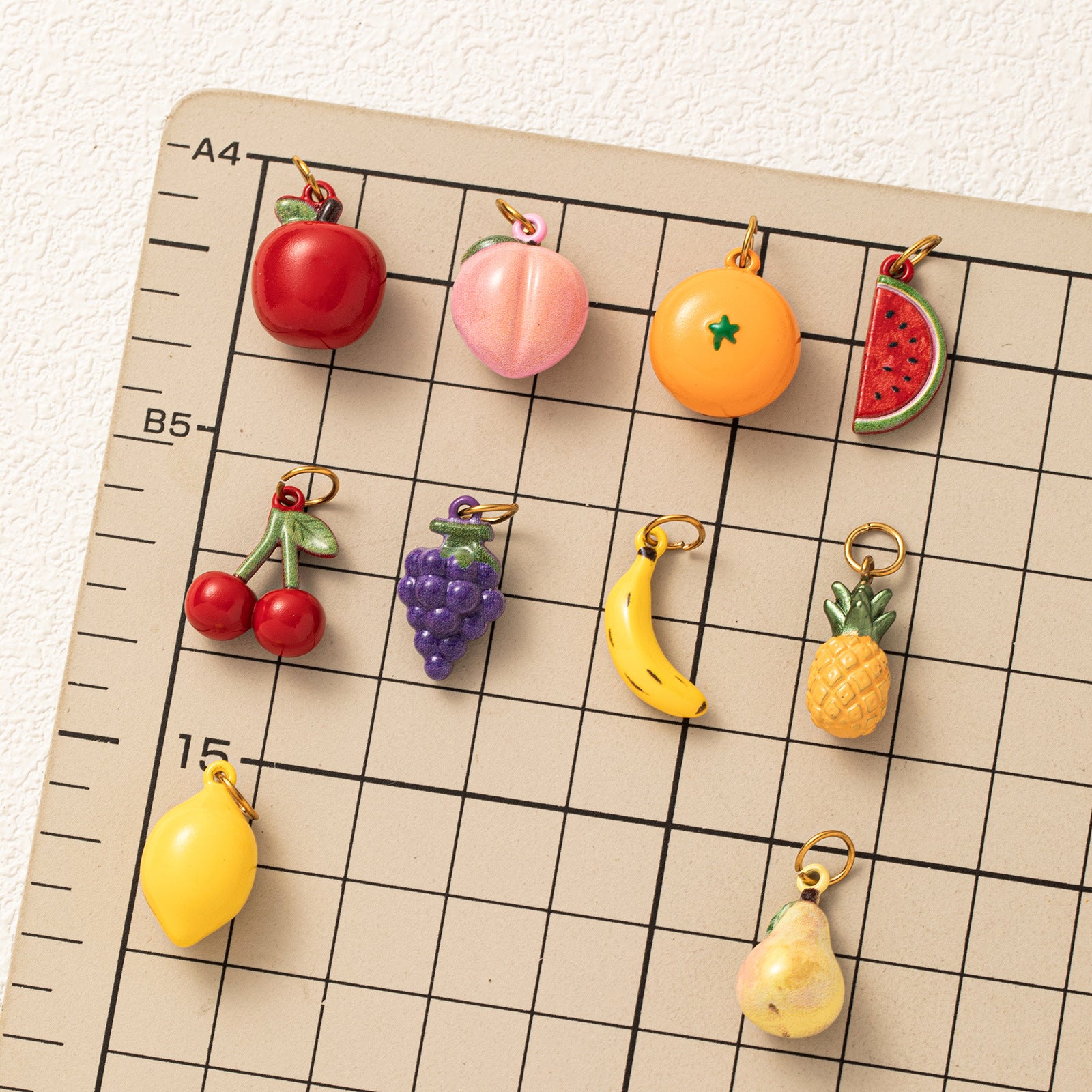 Wholesale Stainless Steel Fruit Pendant Necklace Banana Grape Charm Fashion Jewelry Accessory Gift