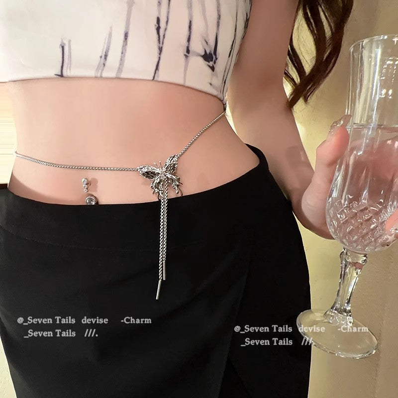 Wholesale Pull Butterfly Necklace  Light Luxury  Necklaces