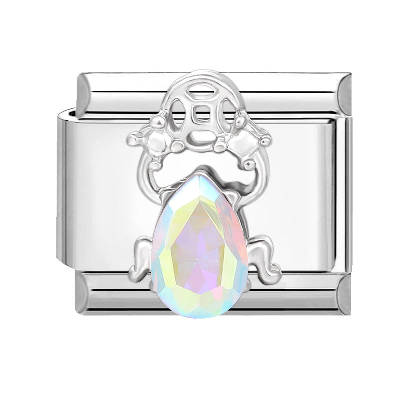 Wholesale Italian Charm Bracelet 9mm DIY Splicing Butterfly Series Stainless Steel Composable Bracelet