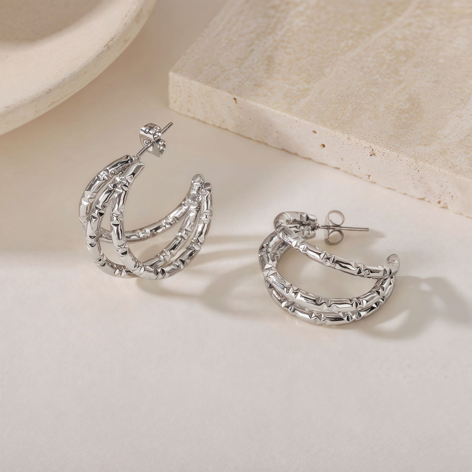 Wholesale titanium steel  non-fading earrings