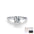 Wholesale 1 karat  Diamond S925 Sterling Silver Basic Geometric Water Drop Round Ring