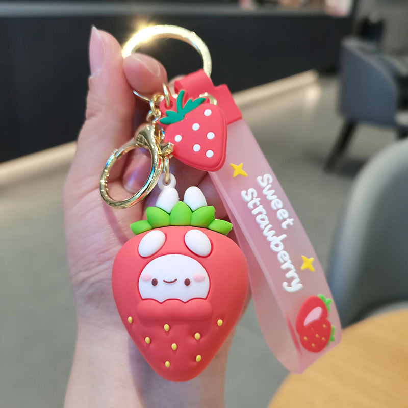 Wholesale Cartoon Cute Silicone Keychain ACC-KC-Lanb005