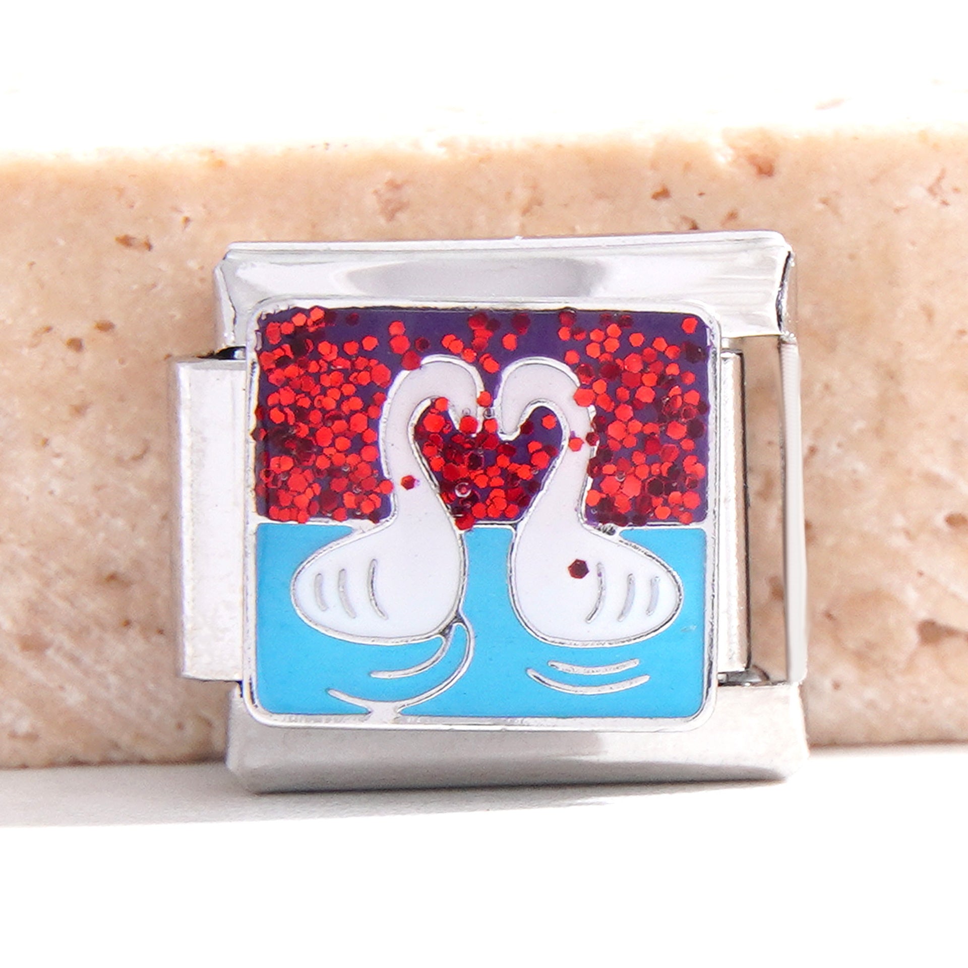 Wholesale Italian Charm Bracelet 9mm DIY Splicing Creative Pattern Stainless Steel Composable Bracelet