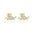 Wholesale S925 sterling silver zircon round head light luxury earrings