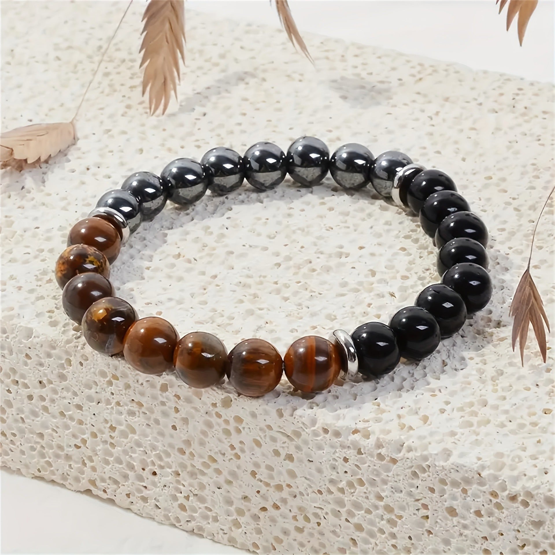 Wholesale Tiger Eye Obsidian Black Gallstone Bracelet ACC-BT-XiaoDu003