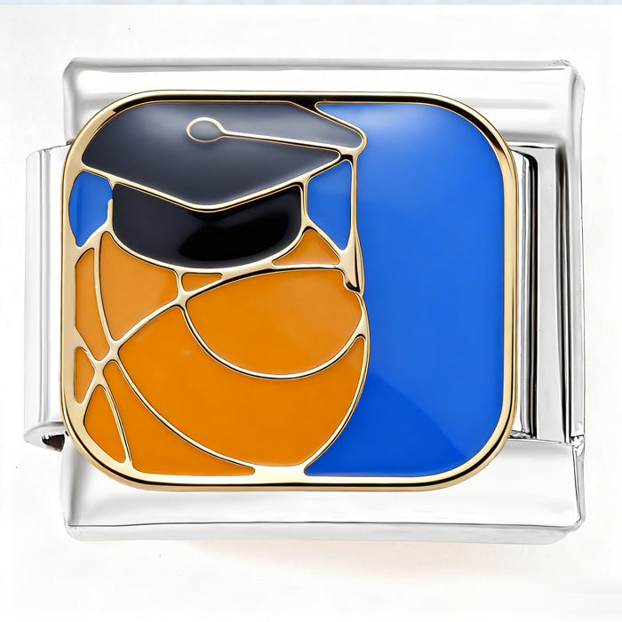 Wholesale Italian Charm Bracelet 9mm DIY  Flower Red Crab Bus Creative Stainless Steel Composable Bracelet