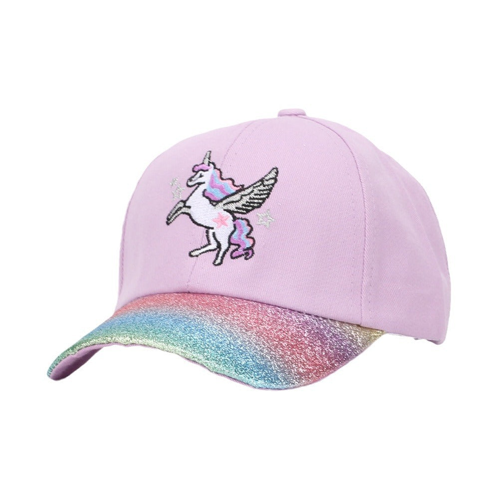 Wholesale Children's Cartoon Unicorn Baseball Cap Kids Hat ACC-KH-JingHong004