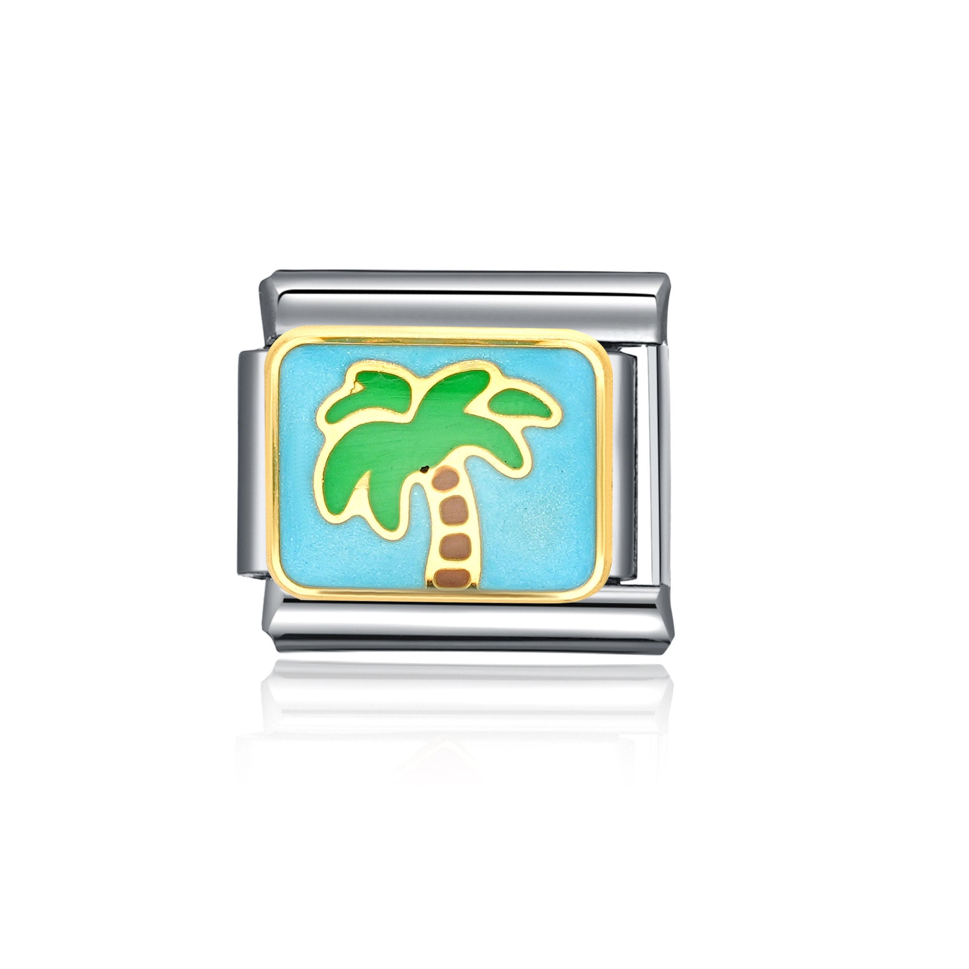 Bracelet de charme italien en gros de 9 mm d'animal d'épissage et de planable en acier inoxydable